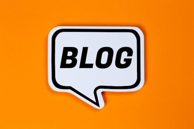 Blog discurso burbuja comunicación concepto hablando diciendo
