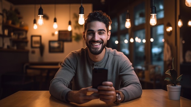 Blogueiro masculino gravando um vídeo