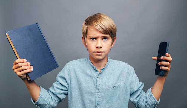 Blonder Junge ist im Zweifel bei der Auswahl