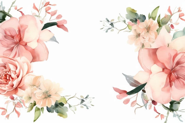 Blooming Beauty requintado quadro floral clipart para deleite digital