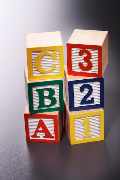 Bloque de juguete educativo de madera