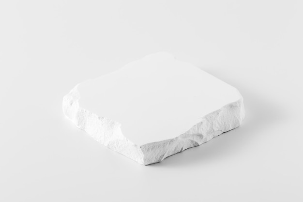 Bloque de piedra blanca