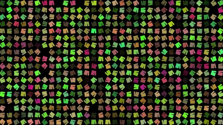 Foto bloqueio giratório colorido piscando em fundo preto bg abstrato festivo para publicidade parabéns texto colorido criativo plano formas dinâmicas animação negócios bg renderização 3d