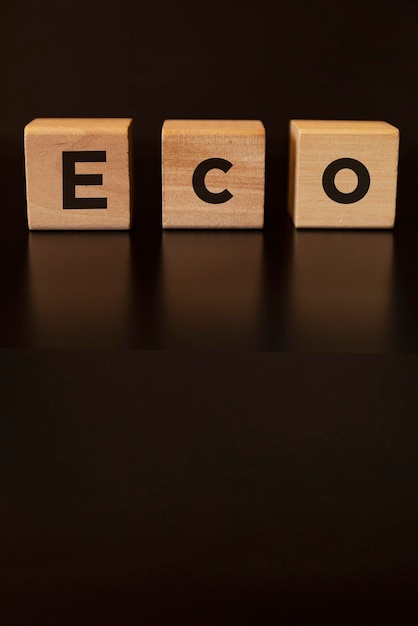 Bloques de madera con ECO