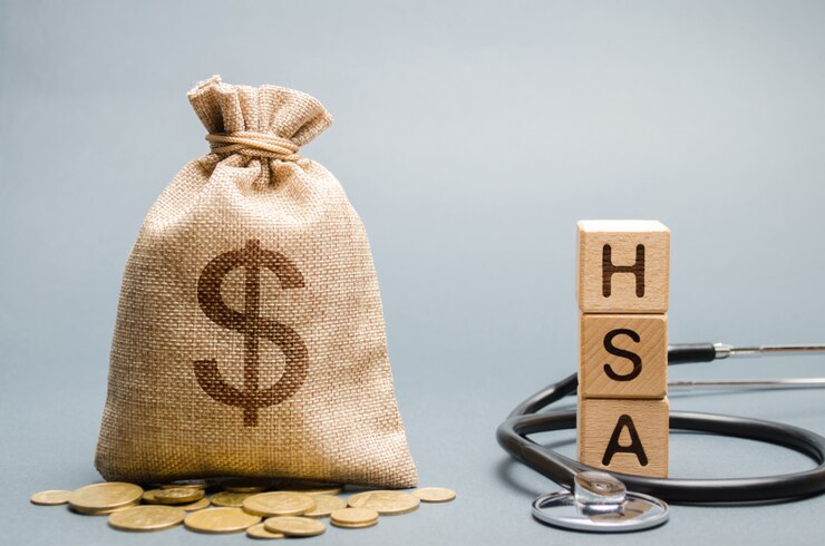 Foto bloques de madera con la palabra hsa