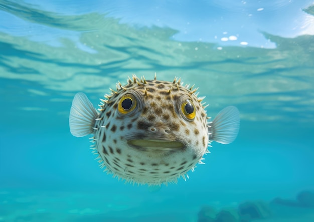Blowfish são espécies de peixes da família Tetraodontidae