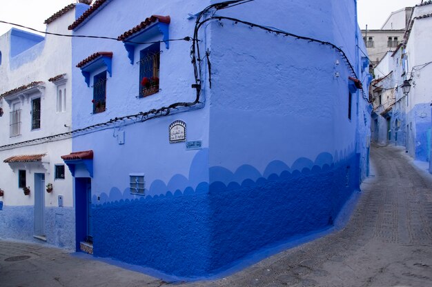 Blue City Chefchaouen. Marrocos, África