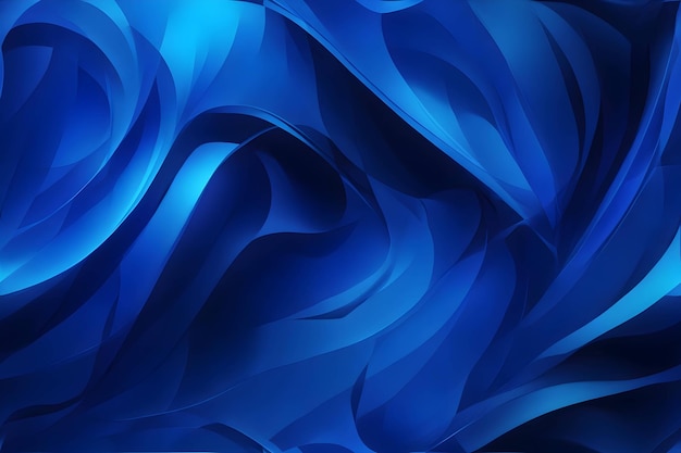 Blue Dynamic Wallpaper generativo ai