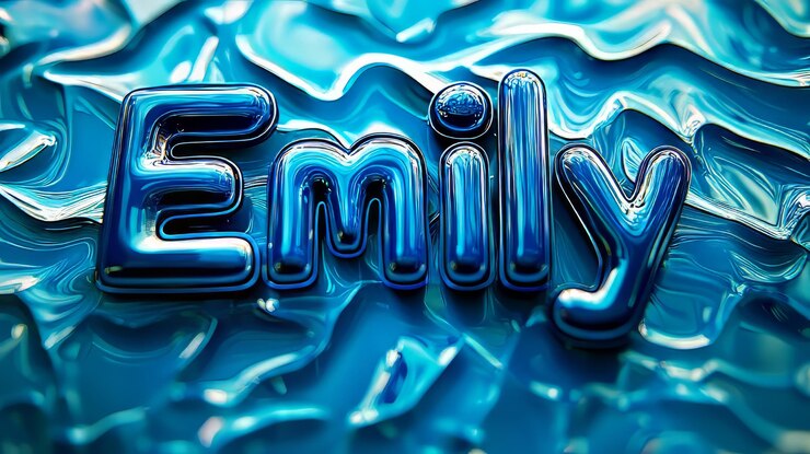 Foto blue glossy surface tarjeta postal personalizada con nombre perfecta para la decoración