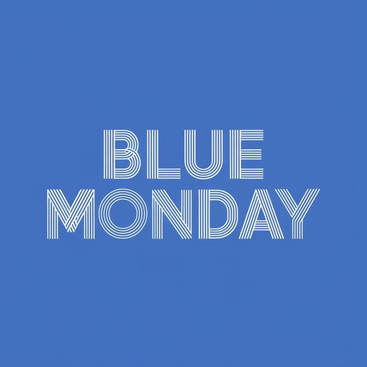 Foto blue monday blues un diseño sereno y tranquilizador