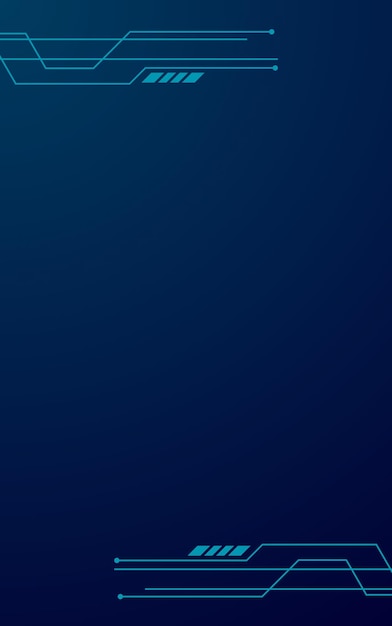 Blue Sky Futuristische Techscape-Vision Hintergrund 1