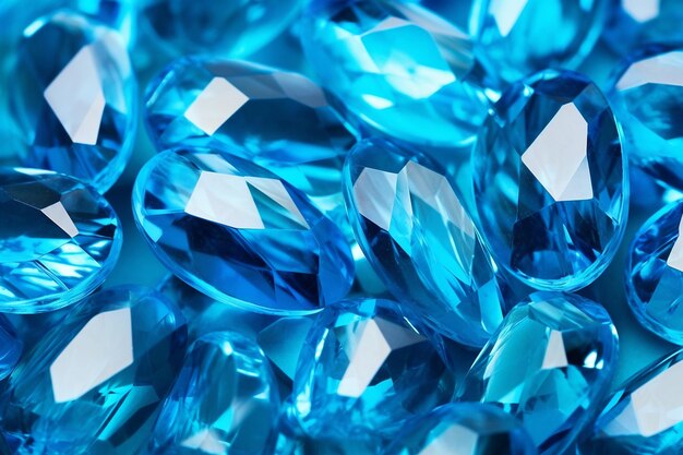 Blue Topaz Background para temas de pedras preciosas