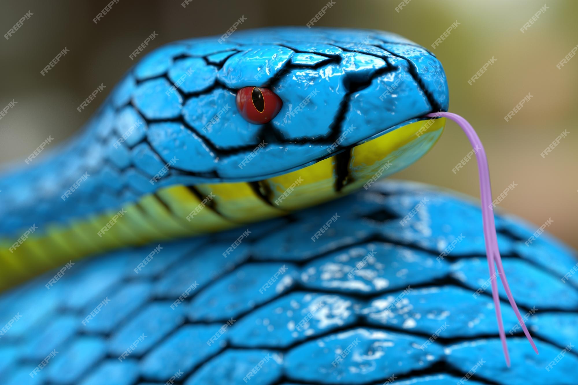 Erosebridal Tapeçaria de cobra, tapeçaria de parede de cobra azul