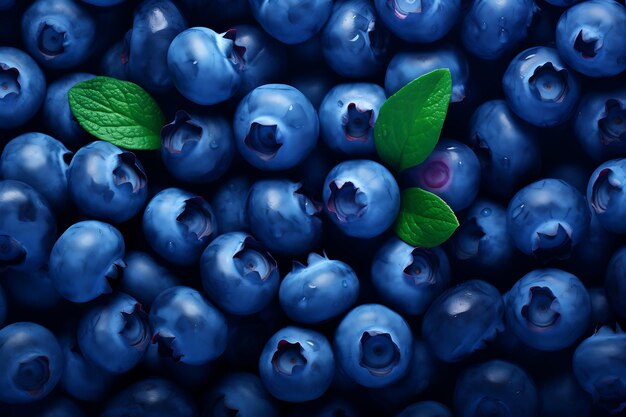 Blueberries de fundo Blueberries frescos como fundo