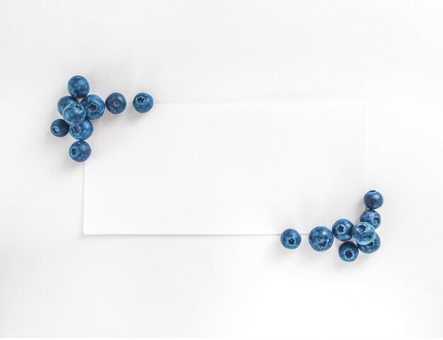 Foto blueberry isolated whitecopy space