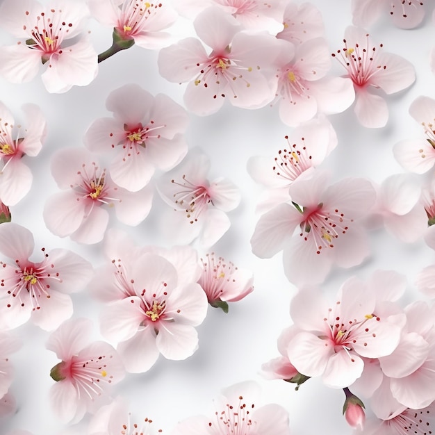 Blühendes nahtloses Sakura-Muster