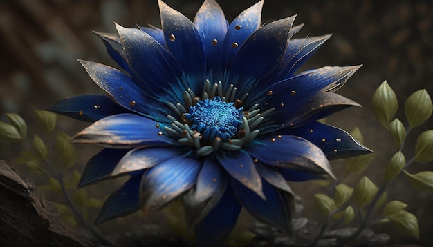 Bluestar Flower Generative KI