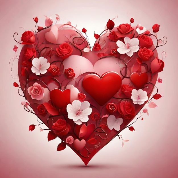 Blütenblatt Herz Rose Hochzeit und Liebe nein auf Menschen lächeln Valentinsfeiern Bouquet Frische gif