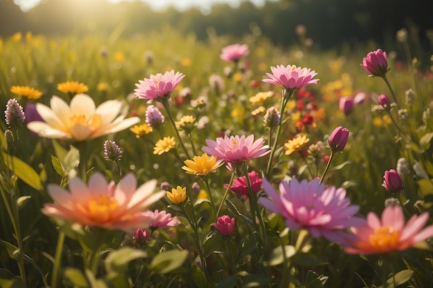 Blumen auf der Wiese