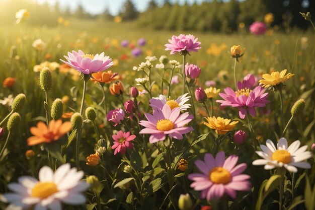 Blumen auf der Wiese