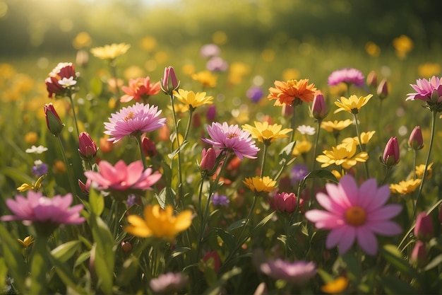 Blumen auf der Wiese