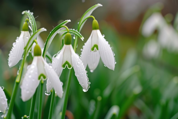 Foto blumen für den ersten frühling