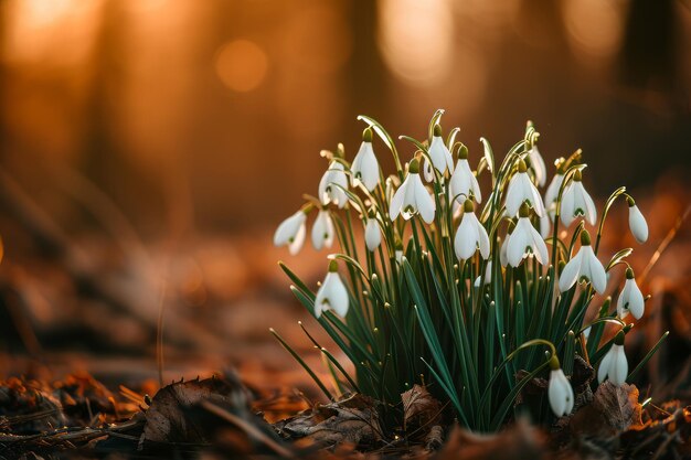 Blumen für den ersten Frühling