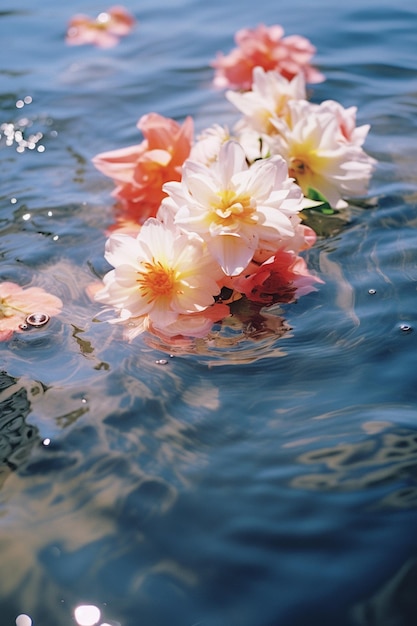 Blumen im Wasser