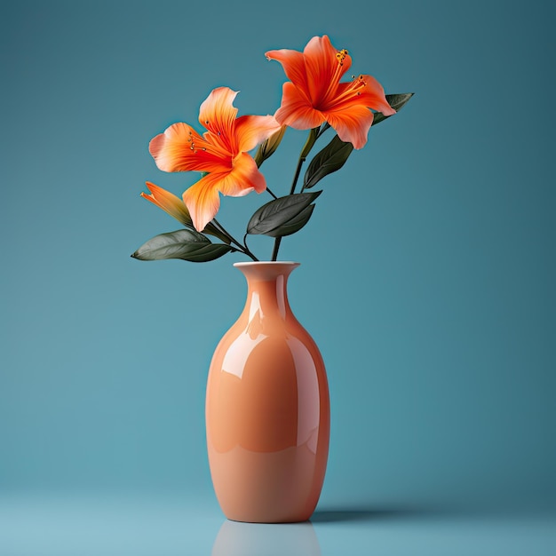 Blumen in der Vase Generative KI