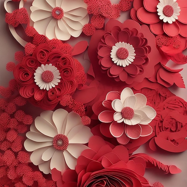 Blumen-Quilling aus japanischem Papier 09