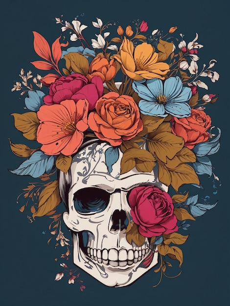 Blumen-T-Shirt-Design