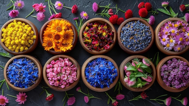 Blumen und Samen im Laden