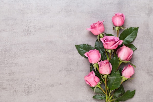 Blumen Valentinstag Zusammensetzung.