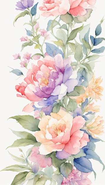 Blumenaquarell