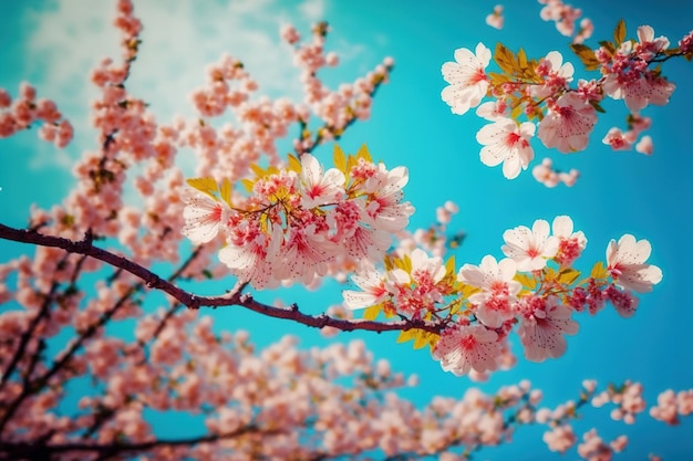 Blumenblumenfrühling abstrakter Hintergrund der Kirschblütenblume im Frühjahr