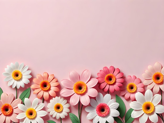 Blumendekorative Blumen Blumenstrauß Garten Blumenmuster Hintergrund mit sanften Farben