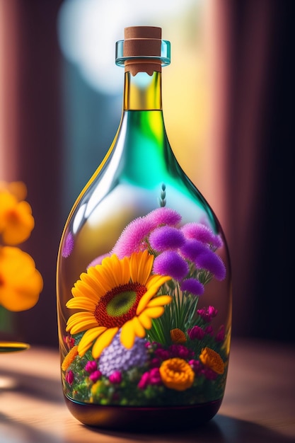 Blumenflasche