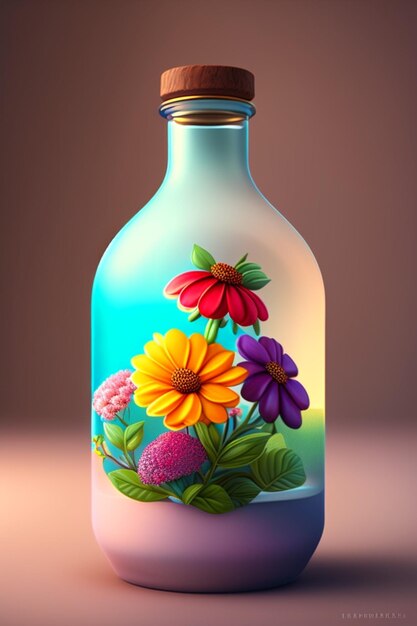 Blumenflasche