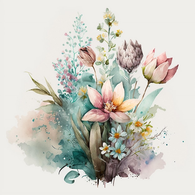 Blumenfrühlings-Blumen-Design