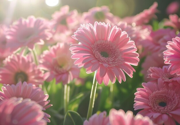 Blumenhintergrund im Freien mit Textraum