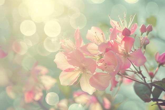 Blumenhintergrund im Freien mit Textraum