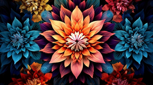 Blumenkaleidoskop