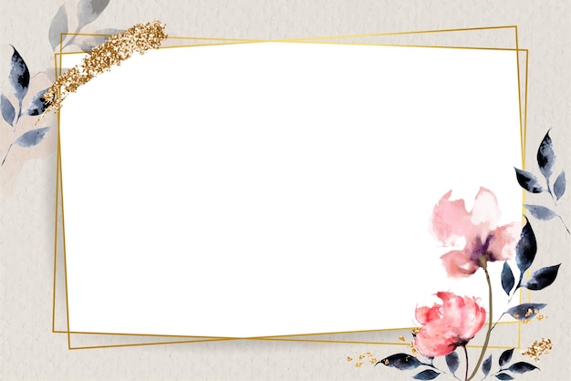Blumenrahmen png-Hintergrund beige-pastell-Design