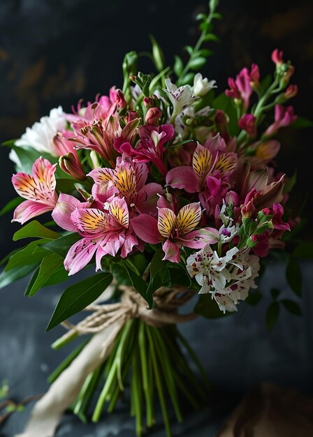 Blumenstrauß von Lysianthus