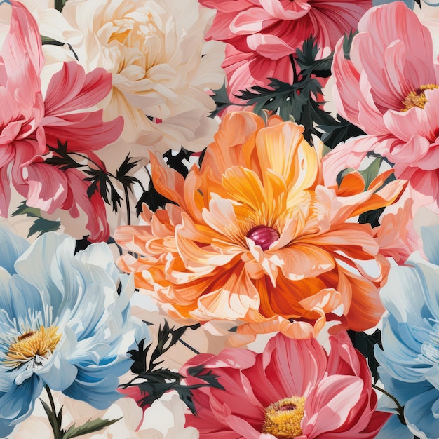 Blumentapeten flüstern von Colorfield