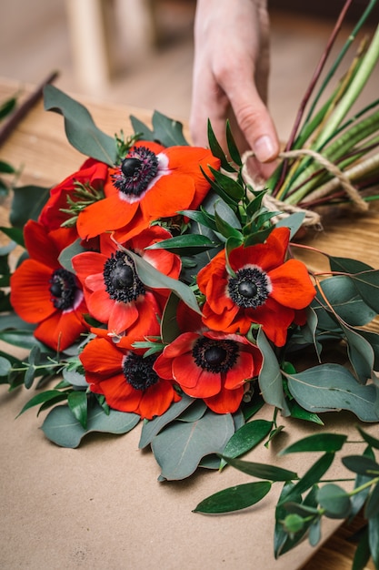 Blumenzusammensetzung vom Berufsfloristen