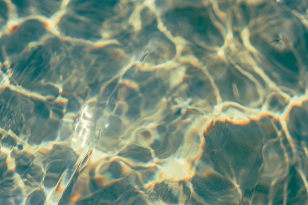 Blur-Effekt Soft-Fokus Natur real gekräuselte Meer Ozean Wasseroberfläche Abstrakter Hintergrund Design Tapete Unterwasserwellen auf Sonnenstrahlen Tag Wasser überall Getönte Fotosammlung DUNKEL