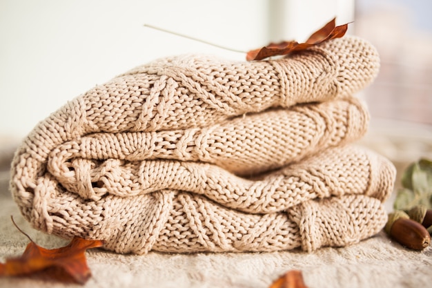 Blusas de lã tricotadas