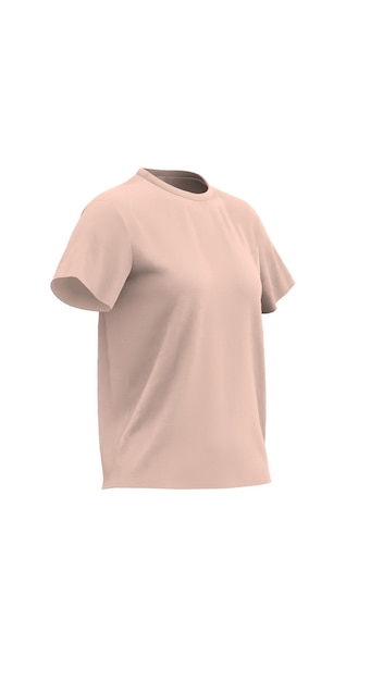 Blush-rosa T-Shirt für Frauen
