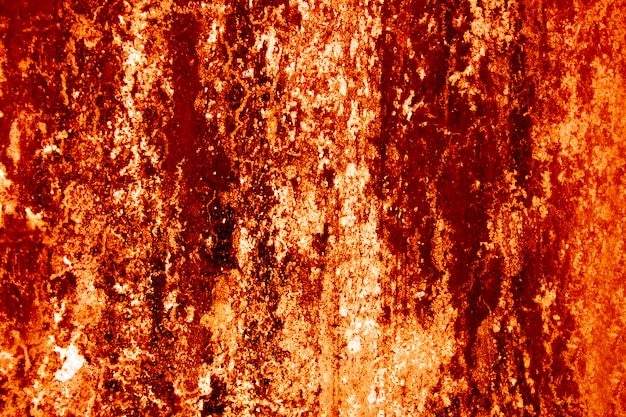 Blut Textur Hintergrund. Beschaffenheit der Betonmauer mit blutigen roten Flecken. Halloween.